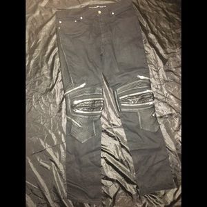 Saint Laurent biker denim